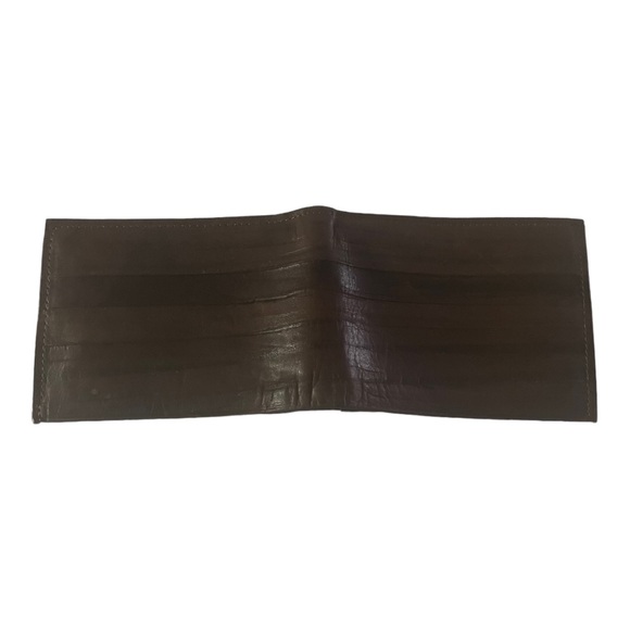 Rolfs brand men’s leather bifold wallet brown - Picture 3 of 4